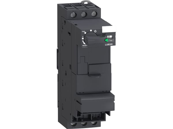 SCHNEIDER ELECTRIC TeSys -moottorikäynnistinmoduuli U, perusmoduuli 32A 3polet + 1NO + 1NC -Adskiller og kontaktor. Uden klemmer