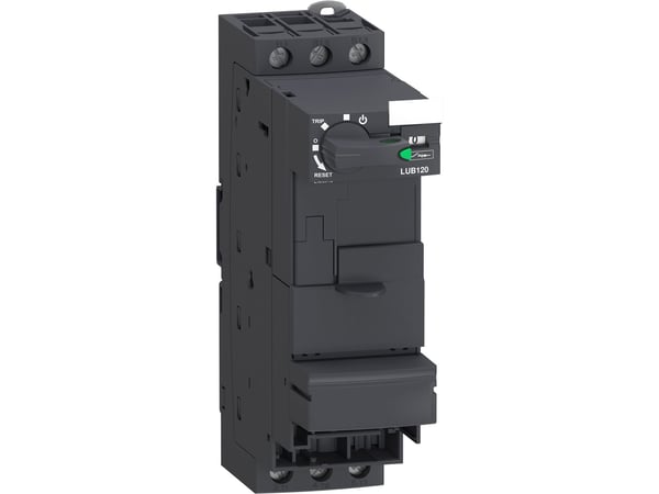 SCHNEIDER ELECTRIC TeSys moottorin käynnistysmoduuli U, perusmoduuli 12A 3polet + 1NO + 1NC -Adskiller og kontaktor. Uden klemmer