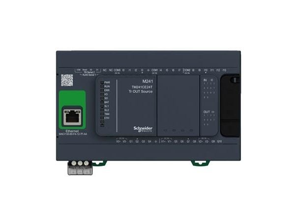 Schneider Electric TM241CE24T, IP20, -10 - 50 ° C, -25 - 70 ° C, 150 mm, 95 mm, 90 mm