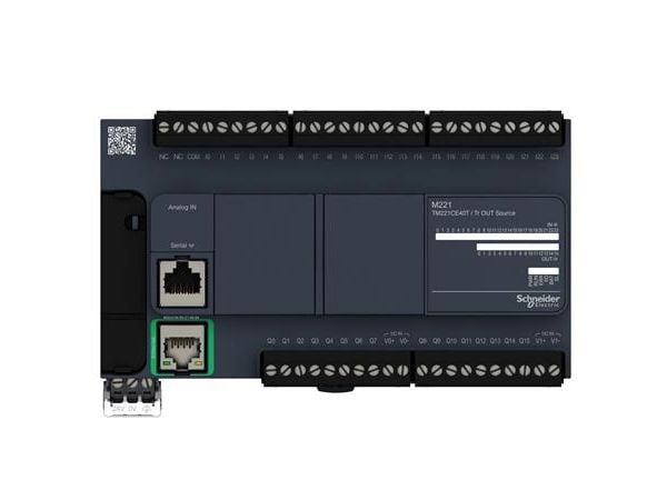 Schneider Electric TM221CE40T, IP20, -10 - 55 ° C, -25 - 70 ° C, 160 mm, 70 mm, 90 mm