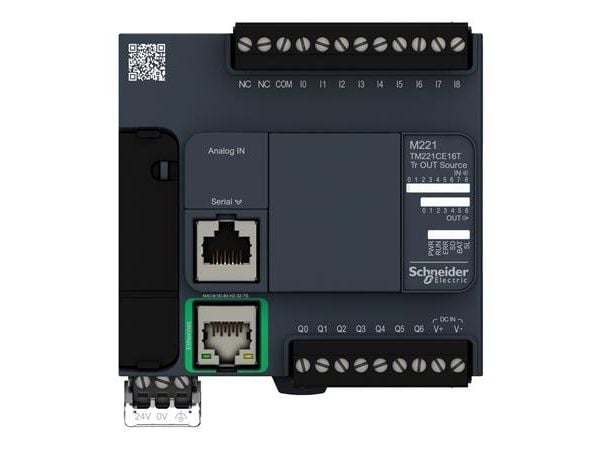 Schneider Electric TM221CE16T, IP20, -10 - 55 °C, -25 - 70 °C, 95 mm, 70 mm, 90 mm