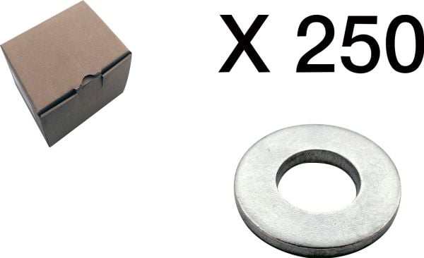 CUBIC Kiristyslevy, kartiomainen 250 kpl:n pakkaus.