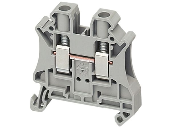 SCHNEIDER ELECTRIC Gennemgangsklemme 6mm², grå