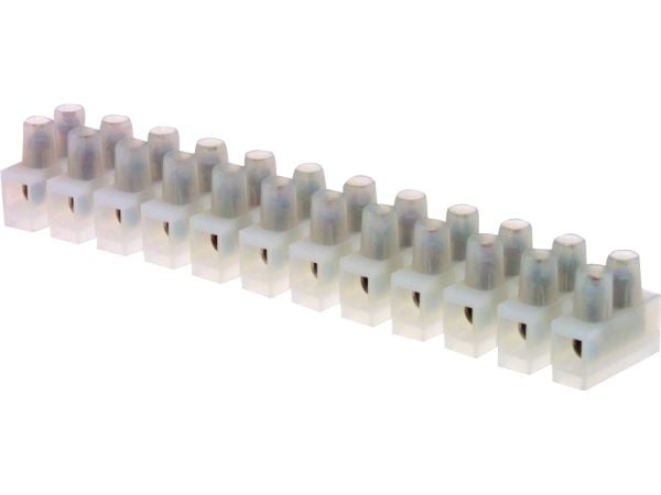 Klemrække12x6 mm²med trådbeskytterPolyamidi, läpinäkyvä halogeenifri