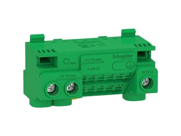 SCHNEIDER ELECTRIC Päätepalojen suojus 3x6/25 + 11x1,5/4, lisävaruste Pragma-päätepalojen suojuksiin