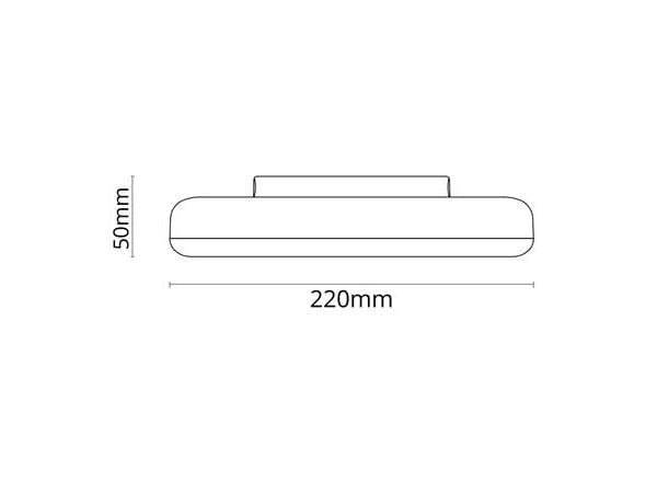SG Armaturen Etne vit 730 lm 3000K Ra>80 On/Off