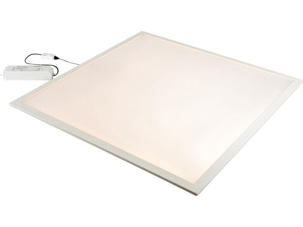 LED-paneeli Sky 3000K/4000K DIM, 3800lm, opaali 120° hajonta, 30W. Sis. vaiheen himmennettävän ohjaimen ja 2m johtosarjan.
