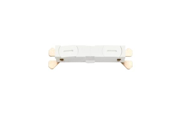 Zip 230V Sammenkobling lige stykke hvid