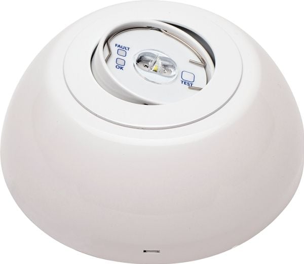 Way out Led panik lamppu käytävään, IP20, 22M Sisäiseen tai ulkoiseen asennukseen, selvtestaus, 3h akkuvarmennus STANDARDI