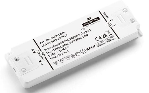 LED-drivare Snappy 30W 12VDC