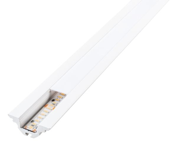 SG ARMATUREN StripLine 1,8m Hvid profil hjørne