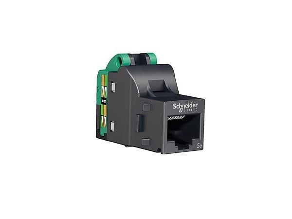 Actassi dataliitin RJ45 Cat 5 S1 UTP datapistorasiaan ja liitäntäpaneeliin Hyväksytty 4PPoE:lle, 96 kpl - (96 kpl)