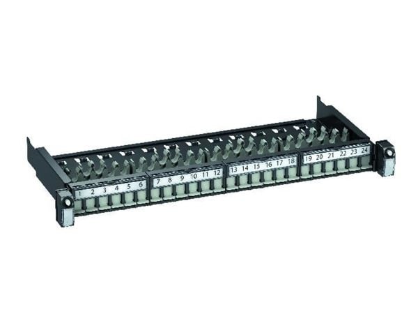 Actassi patchpanel S1 24 hål 1HE ADV