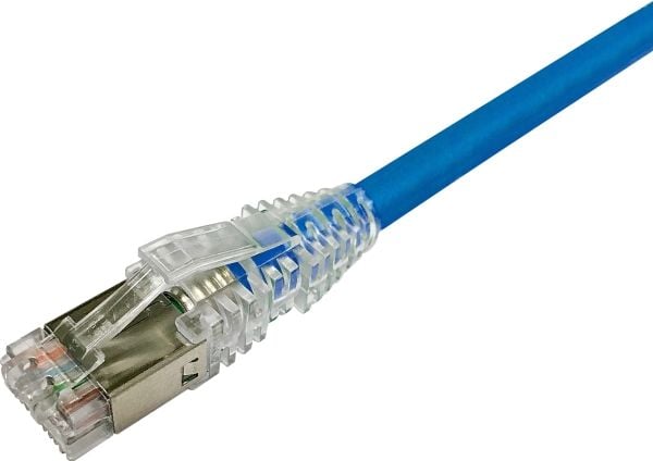 CommScope PATCH S/FTP CAT.6A LSZH BLU 2M, 2 m, Cat6a, S/FTP (S-STP), RJ-45, RJ-45, Sininen