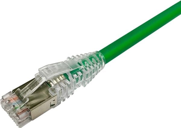 CommScope NETCONNECT NPC - Liitäntäkaapeli - RJ-45 (uros) RJ-45 (uros) - 3 m - 5,84 mm - SFTP - CAT 6a - halogeeniton, solmuvapaa, säikeistetty - v...