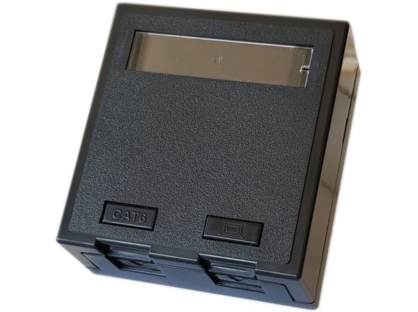 Dataudtag office boks 2 portti, for Csslr Plus keystone konnektor, farve: lajittelu