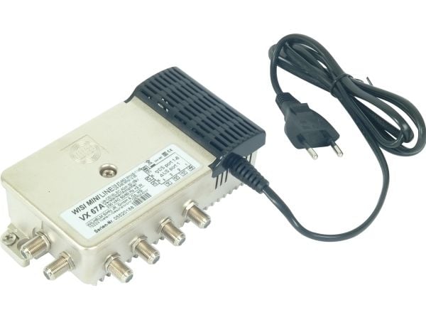 DKT antennförstärkare inomhus förstärkning fram/retur 6/1dB 87-862 (fram), 5-65 (retur) MHz WISI VX67