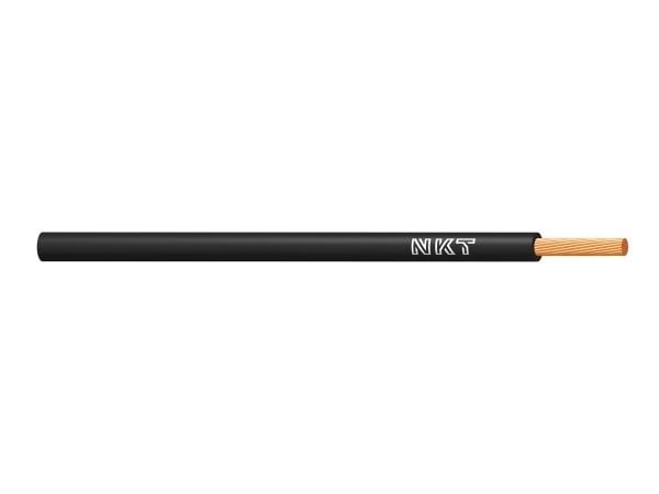 Monteringskabel PVT®, H05V-K 1x0,75 svart R100 (100 meter)
