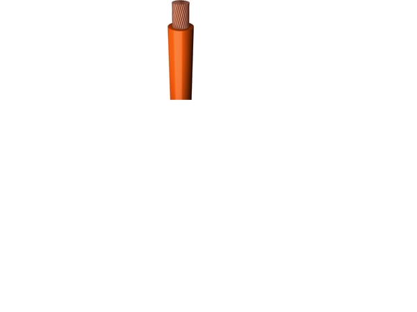 Prysmian installationskabel, halogenfri 1X0,75mm² H05Z-K orange 300/500V, rulle 200 m