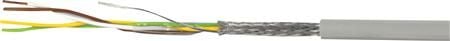 Multikabel, skärmad, tvinnat par2x2x0,25mm² LIYCY-P 250Vring,kabeldiameter 6,4mm - (100 meter)