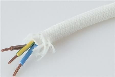 LEDNING 3G0,75 70 GR TEXTIL VIT RG25 - (25 meter)