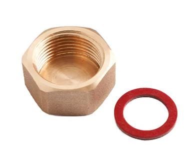 Roth slutmuffe 3/4" rødgods