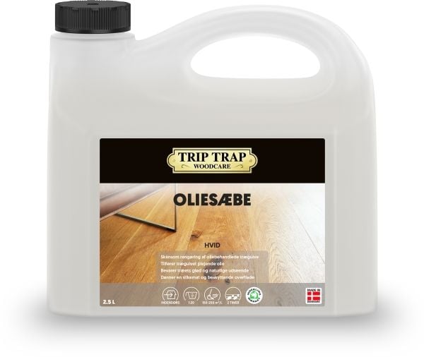 Vaskepleje Trip Trap Oliesæbe Hvid uden Voks/Parfume 2.5 ltr.