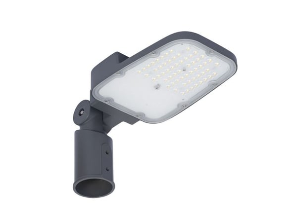 LEDVANCE Streetlight Area S tievalaisin 4050lm 30W/740 Ø48-60 (erittäin leveä valo) harmaa IP66