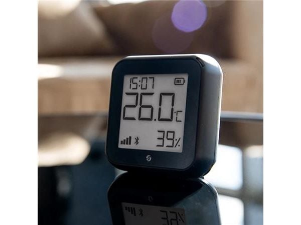 Shelly Plus H&T - Avancerad fukt- och temperatursensor - Svart