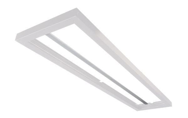 SG ARMATUREN Sense 300x1200 Hvid Påbygningsramme Aluminium