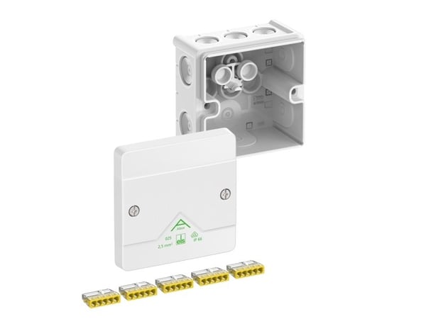 Spelsberg Abox 025-2,5²/ W fördelningsdosa (L x B x H) 87 x 87 x 52 mm vit IP66 1 st