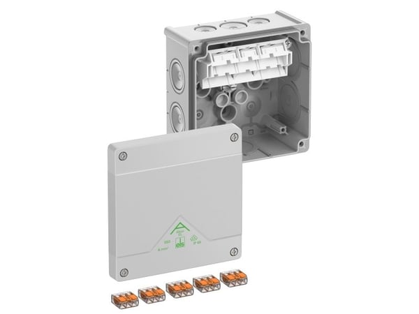 Spelsberg Abox SL-4² Jakorasia (P x L x K) 127 x 127 x 70 mm Harmaa IP66 1 kpl