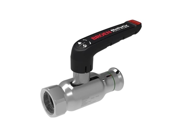 Broen Ballofix Full Flow RF 35x5/4 DN32 lav spindel.