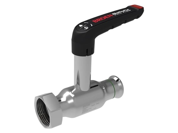 Broen Ballofix Full Flow RF 22x3/4 SW DN20 høj spindel.