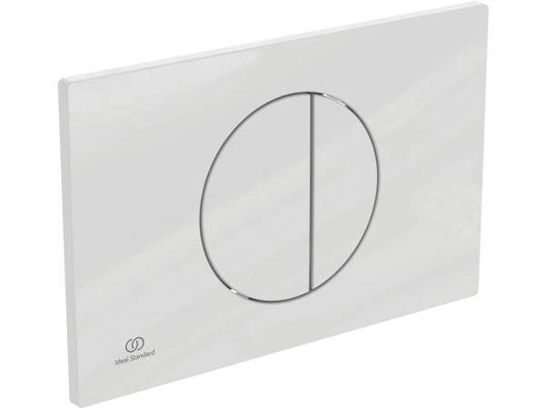 Ideal Standard OLEAS hvid mekanisk betjeningsplade 230x7,5x150mm, til indbygningscisterne #616893100