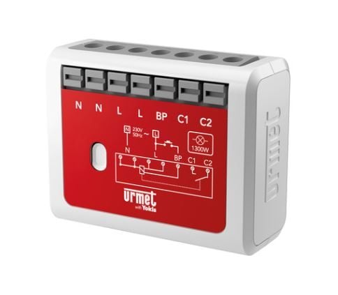 URMET INDBYGNINGSRELÄ elektronisk impuls/timer MTR1300EB-UP YOKIS quick conn.