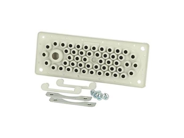 FIBOX Kalvolaippasarja FMF 50, 216 x 84 mm, laippakoko2,IP65, 49 x 7 mm-13 mm1 x 15 mm-25 mm