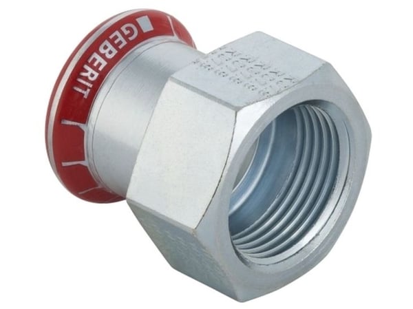 Geberit Mapress FZ m/m 42x1 1/2 - Geberit Mapress FZ muf/muf w/udv.gevind d42mm R1 1/2 - Geberit Mapress FZ muf/muf w/udv.gevind d42mm R1 1/2