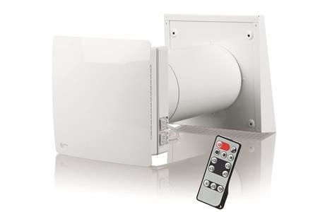 Csslr Select Tuuletin RA1-50 V3, jossa on 94 % lämmöntalteenotto ja kauko-ohjattava ilmavirta kolmessa vaiheessa 20/35/50 m³/h, Ø157mm (reikäkoko 1...