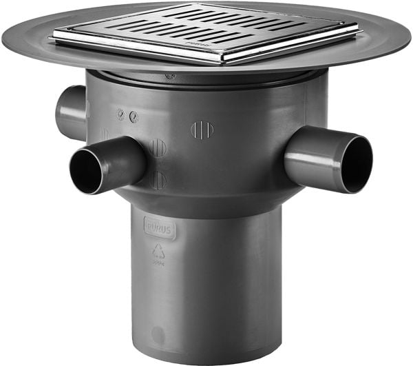 Purus Multiflex ø110mm pystysuora - pystysuora w.ri/rm&amp;laippa voitelukalvoa/vesilukkoa varten