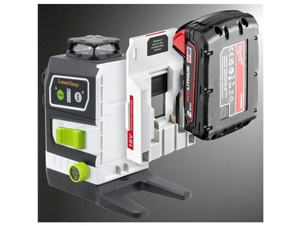 Milwaukee-virtalähde – akkulähde PowerPlane Laser 3G Multi-18V -laitteen käyttöön