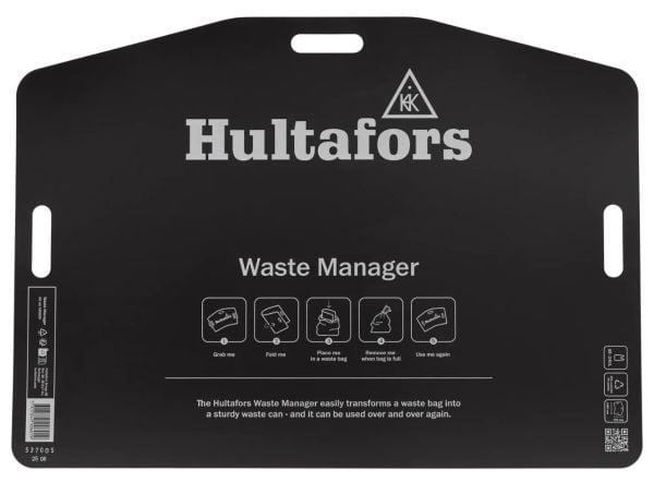 Hultafors Waste manager - Til standardaffaldssække fra 65 til 240 liter. 108X78X1,5 cm