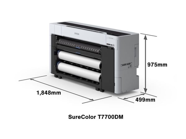 Epson SureColor T7700DM - 44" multifunksjonsskriver - farge - ink-jet - Rull (111,8 cm) (medie) - USB 2.0, Gigabit LAN, Wi-Fi(ac), NFC