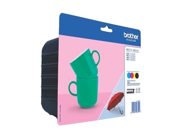 Brother LC227XL/225XL - 4-pack - svart, gul, cyan, magenta - original - bläckpatron - för Brother DCP-J4120DW, MFC-J4420DW, MFC-J4625DW