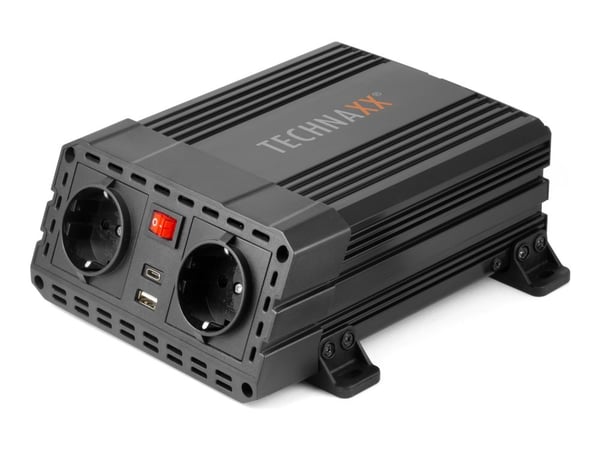 Technaxx TE19, Universal, Automatisk, 12 V, 600 W, 230 V, DC-til-AC