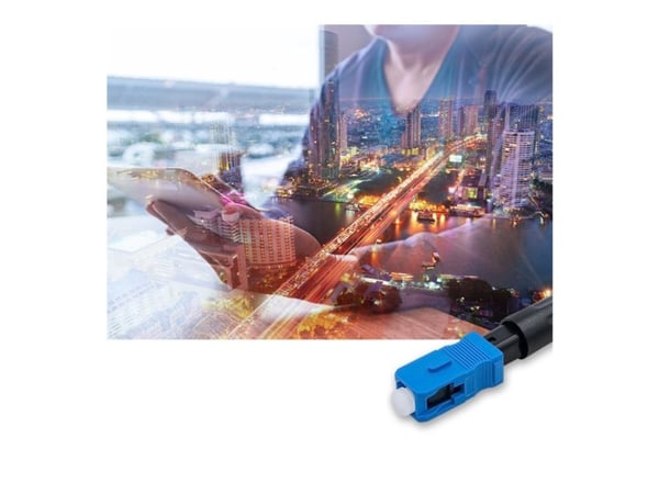 Qoltec - Nätverkskontakt - SC/UPC enkelläge (hane) - fiberoptisk - 3 mm