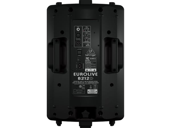 Behringer Eurolive B212D, 2-suuntainen, Lattia, Pöytä/kirjahylly, 280 W, 8 O, 65 - 20000 Hz, 2400 Hz