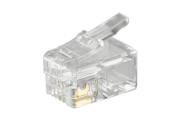 Goobay 50249, RJ10, genomskinlig