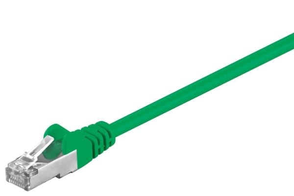 Goobay 50180, 1 m, Cat5e, F/UTP (FTP), RJ-45, RJ-45, vihreä