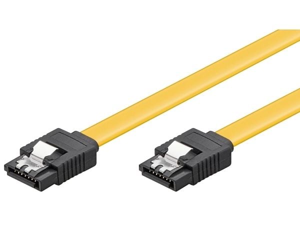 Goobay 0.70m HDD SATA, 0,70 m, Hankjønn/hankjønn, Gult